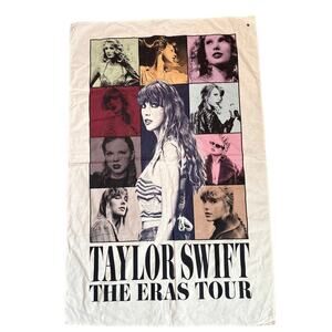 Taylor Swift The Eras Tour Canvas Tapestry Wall Hanging Official Merch 31"x48"